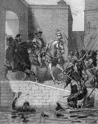 Entrata di Enrico IV (1553-1610), Re di Francia, a Parigi, 22 marzo da Unknown artist