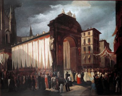 Ingresso del nuovo arcivescovo di Milano il 5 dicembre 1847 da Unknown artist