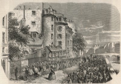 Ingresso della prefettura di polizia da rue de Jerusalem all