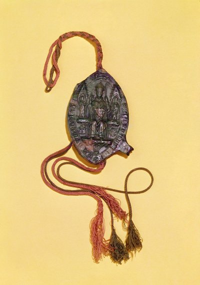 Sigillo episcopale appartenente ad Anthony Beck, Vescovo di Durham (m.1310), c.1284 da Unknown artist