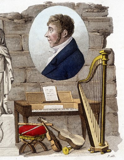 Etienne Mehul, compositore e organista francese (1763-1817) da Unknown artist