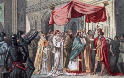 Eudes (Odone) (ca. 860-898), conte di Parigi e Troyes, eletto re di Francia da Unknown artist