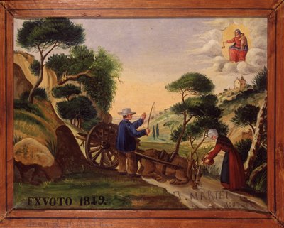 Ex-voto di Notre Dame de Laghet da Unknown artist