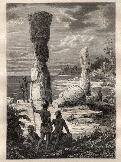 Spedizione intorno al mondo (1785-1788) di Jean Francois Galaup de La Perouse (1741-1788): indigeni dell