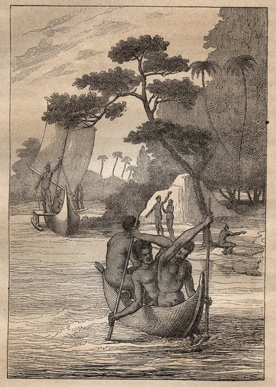 Spedizione di Nicolas Thomas Marion-Dufresne (1729-1772): canoe delle isole dell