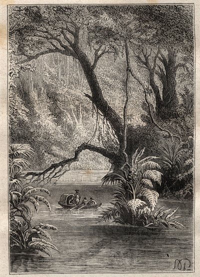 Spedizione in America (1799-1804) di Alexander von Humboldt (1769-1859) e Aimé Bonpland (1773-1858): gli esploratori discendono l