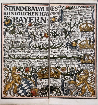 Albero genealogico - calendario da Unknown artist