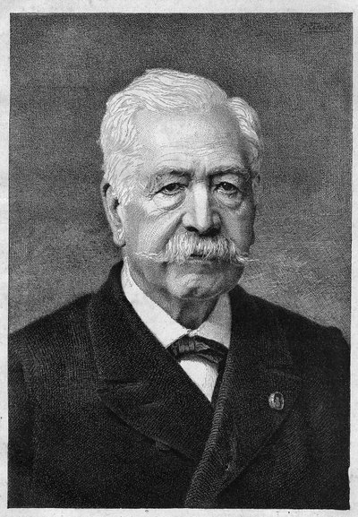Ferdinand de Lesseps (1805-1894), diplomatico e amministratore francese da Unknown artist