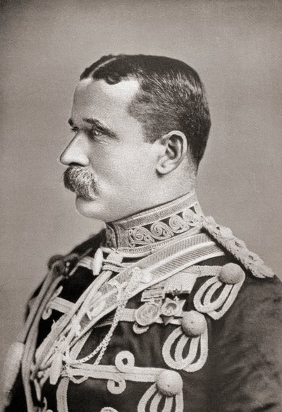John Denton Pinkstone French, dal libro South Africa and the Transvaal War di Louis Creswicke, pub. 1900 da Unknown