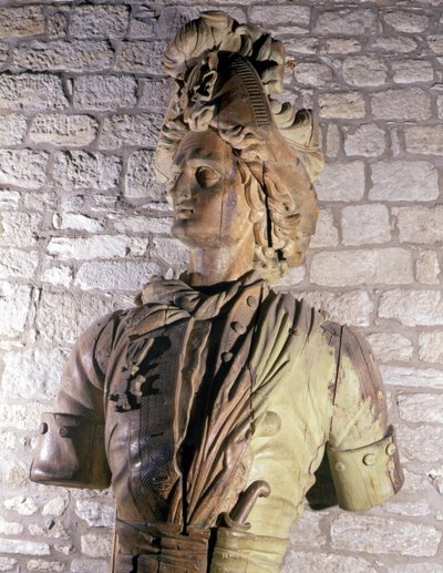 Figura di corsaro del XVII secolo conservata al Museo di Saint Malo da Unknown artist