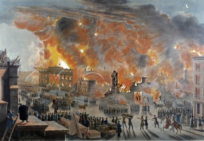 Incendio e dipartimento dei vigili del fuoco a New York, 16 e 17 dicembre da Unknown artist