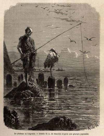 Pescatore della Baia di Yedo (o Edo, l