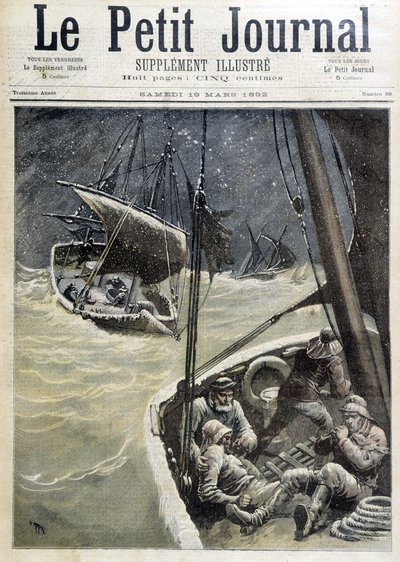 Pescatori di Terranova - in "Le Petit Journal" del 19/03/1892 da Unknown artist