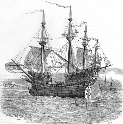 Flotta di Enrico VIII da Unknown artist