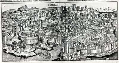 Firenze nel 1470 da Unknown artist