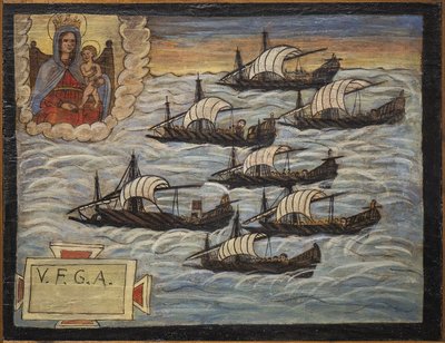Ex voto marinaio, offerta popolare come pegno di devozione e gratitudine del marinaio sopravvissuto ai pericoli del mare proveniente dalla Chiesa della Beata Vergine dell