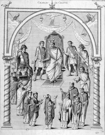 Francia nel IX secolo: Carlo II Il Calvo (823-877) da Unknown artist