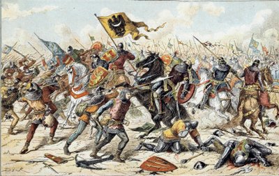 Guerra franco-inglese (1202-1214): la battaglia di Bouvines del 27/07/1214 tra l