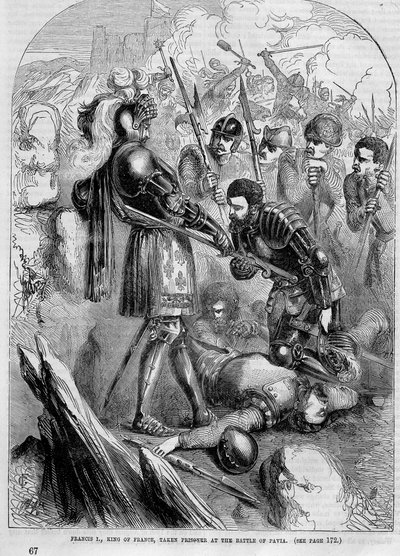 Francesco I fatto prigioniero alla battaglia di Pavia (1525) da Unknown artist