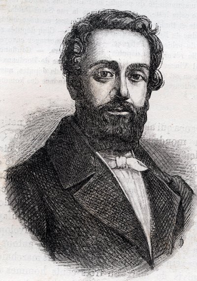 François Rose Joseph Degousée (1795-1862) militare, ingegnere civile e politico repubblicano - Incisione del 1882 in Histoire de dix ans: 1830-1840 di Louis-Blanc (1811-1882) da Unknown artist
