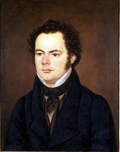 Franz Schubert (1797 - 1828), ritratto conservato presso la Società degli Amici della Musica, Vienna da Unknown artist