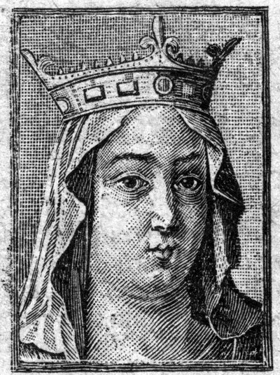 Fredegonda, terza moglie di Chilperico I, re dei Franchi di Neustria da Unknown artist