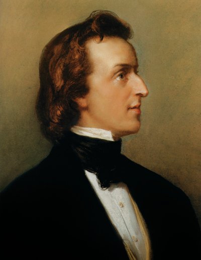 Frédéric Chopin: compositore e pianista polacco da Unknown artist