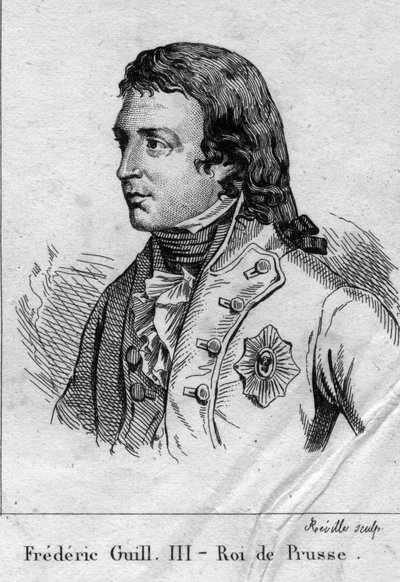 Federico Guglielmo III di Prussia - Ritratto di Federico Guglielmo III di Prussia (1770-1840) Re di Prussia. da Unknown artist