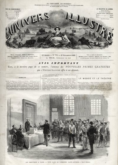 Elezioni legislative francesi da Unknown artist