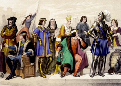 Dal 1461 al 1515. Luigi XI, Carlo VIII, Luigi XII e Francesco I da Unknown artist