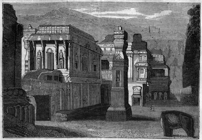 Dal tempio monolitico di Kailasha (VIII secolo) in India da Unknown artist