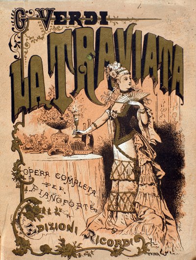 Frontespizio della partitura dell