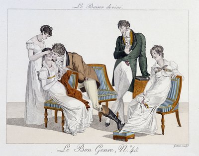 Gioco: "il bacio indovinato" - in "Il Buon Genere", n. 45 da Unknown artist