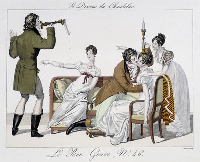 Gioco: il sotto del candelabro - in "Le Bon genre", n.46 da Unknown artist