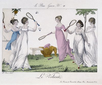 Giochi: "la ruota" - in "Il Buon Genere", n. 11, inizio XIX secolo da Unknown artist