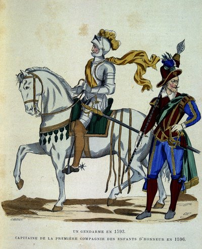 Gendarme nel 1593 e capitano della 1ª compagnia dei bambini d