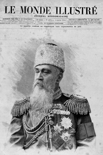 Generale Chertkoff. "The Illustrated World". 05/01/1894. da Unknown artist