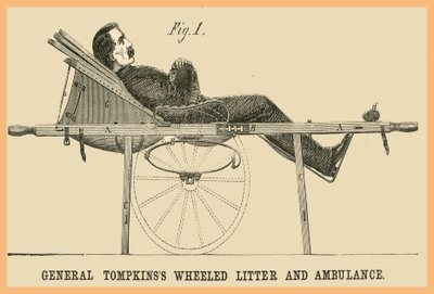 Lettiera a ruote General Tompkins - Ambulanza da Unknown Artist