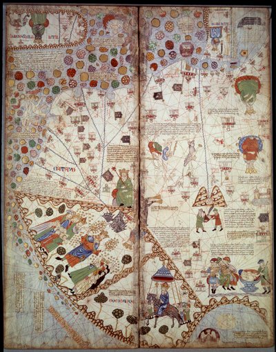 Mappa geografica: Cina, Valle del Gange, Sumatra, Ceylon da Unknown artist