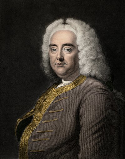 George Frideric Handel (George Frederick Handel, Georg Friedrich Handel) da Unknown artist