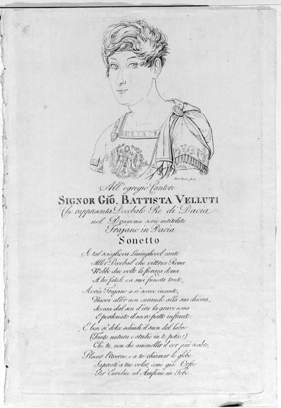 Giovanni Battista Velluti (1781-1861), ultimo castrato d