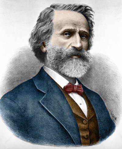 Giuseppe Verdi (1813-1901), compositore italiano da Unknown artist