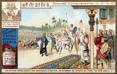 Grandi conquistatori: i principi Medi che si sottomettono a Ciro II il Grande (559-529 a.C.), fondatore dell