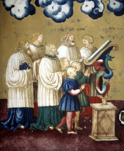 Canto gregoriano del XV secolo. Chiesa dell