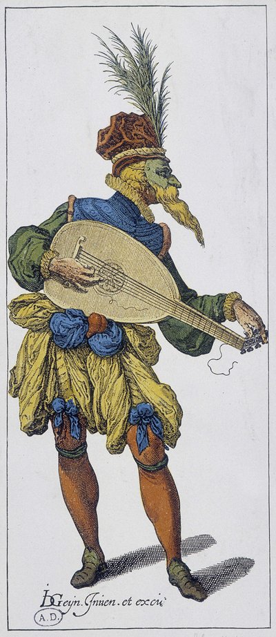 Suonatore di chitarra da Unknown artist