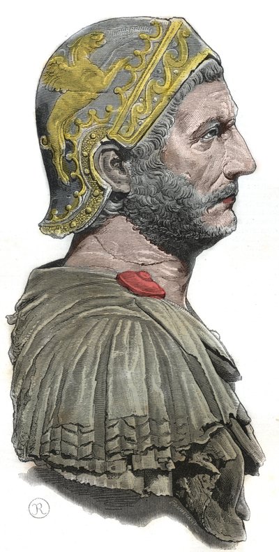 Annibale - Ritratto di Annibale o Annibale Barca (ca. 247-183 a.C.), generale e statista cartaginese da Unknown artist
