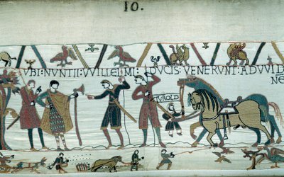 Harold, che venne a informare il Duca di Normandia Guglielmo il Conquistatore (1027-1087) che sarebbe stato il successore al trono d