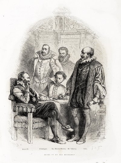 Enrico IV (1553 - 1610) e i suoi ministri: Théodore Agrippa d