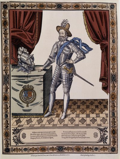 Enrico IV (1553 - 1610), Re di Francia intorno al 1600 da Unknown artist