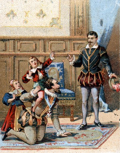 Enrico IV Re di Francia (1553-1610) che gioca con i suoi figli da Unknown artist